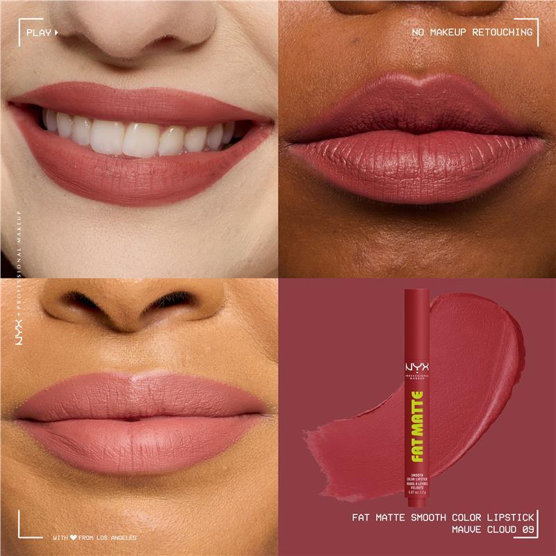 NYX Fat Matte Lip Balm Mauve Cloud