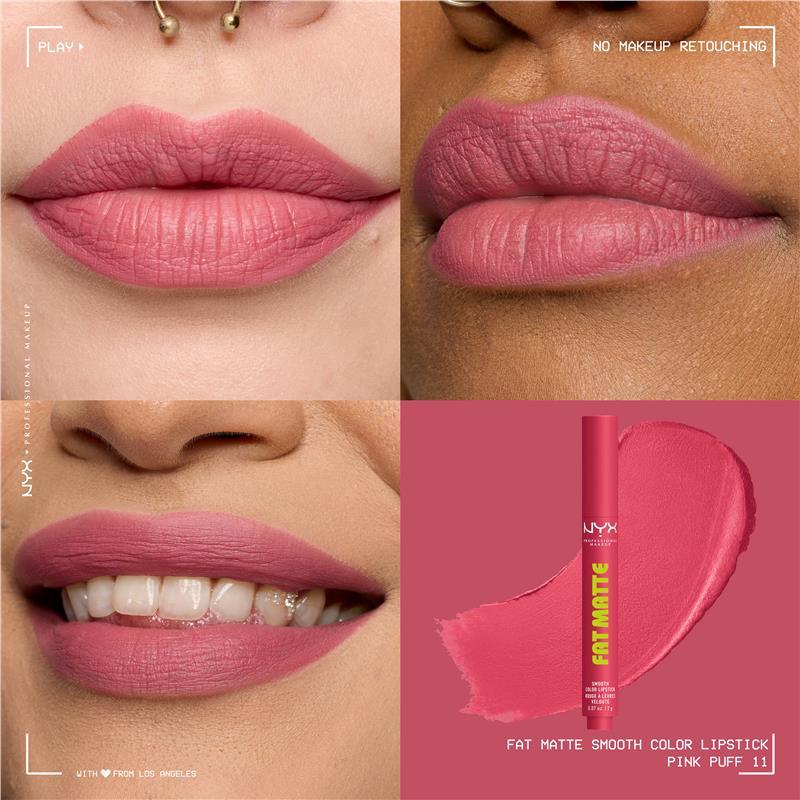 NYX Fat Matte Lip Balm Pink Puff