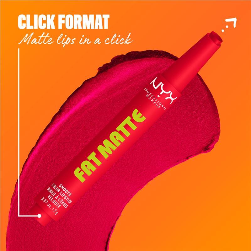 NYX Fat Matte Lip Balm Fuzzy Flame