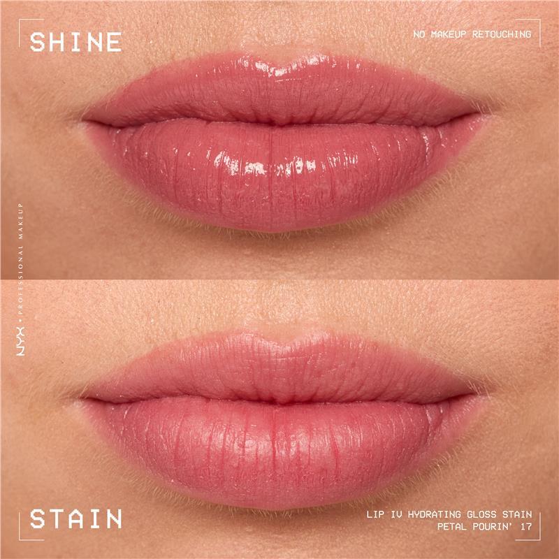NYX Lip IV Hydrating Gloss Stain Petal Pouring