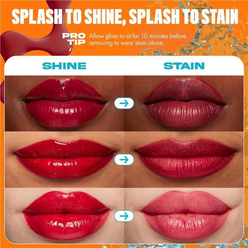 NYX Lip IV Hydrating Gloss Stain Drippin Nude