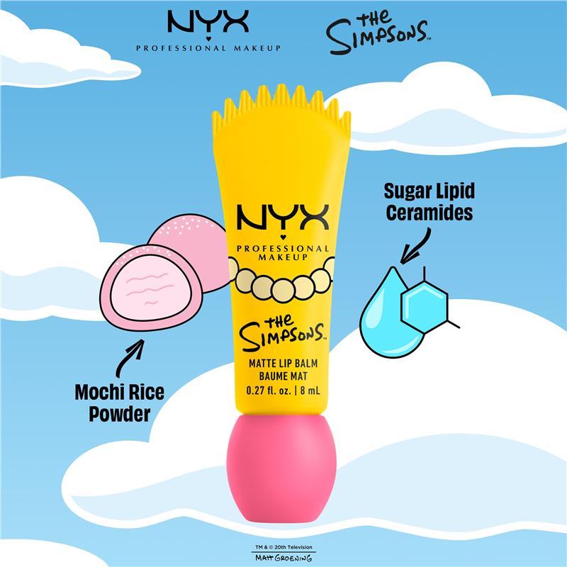 NYX Simpsons Smushy Matte Lip Balm Smarty Pink