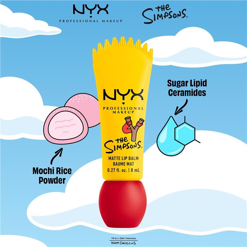 NYX Simpsons Smushy Matte Lip Balm Rebel Red