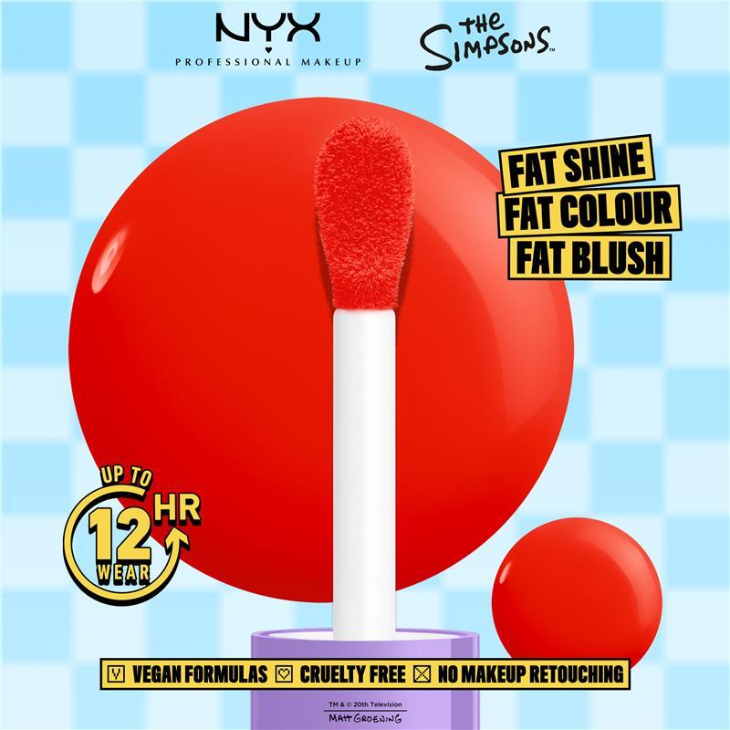 NYX Fat Cheeks Juicy Blush Snarky Scarlet