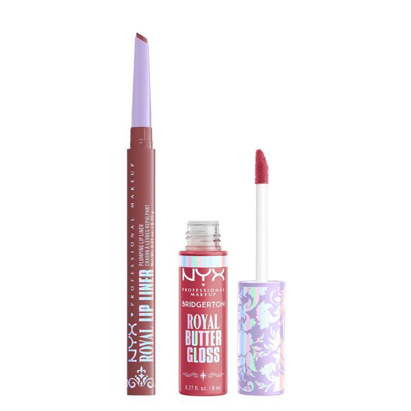 NYX Bridgerton 2 Piece Lip Kit Peony Passion & Cupid's Secret