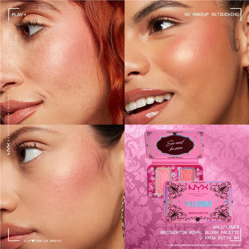 NYX Bridgerton Wallflower Blush Duo