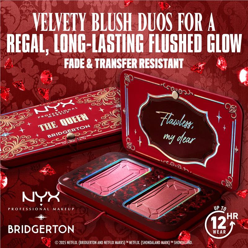 NYX  Bridgerton The Queen Blush Duo