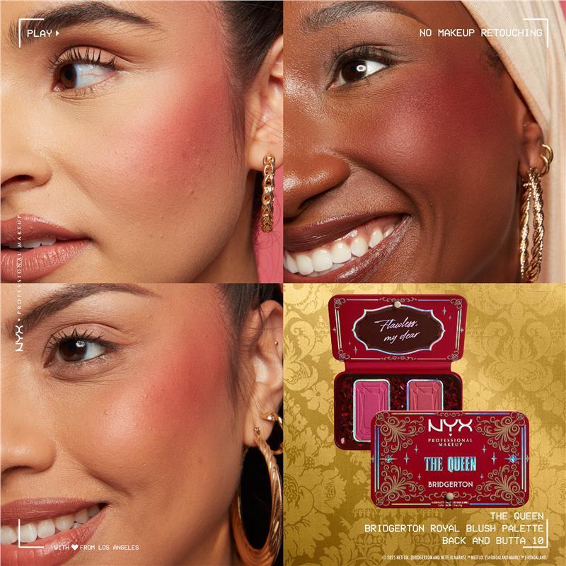 NYX  Bridgerton The Queen Blush Duo
