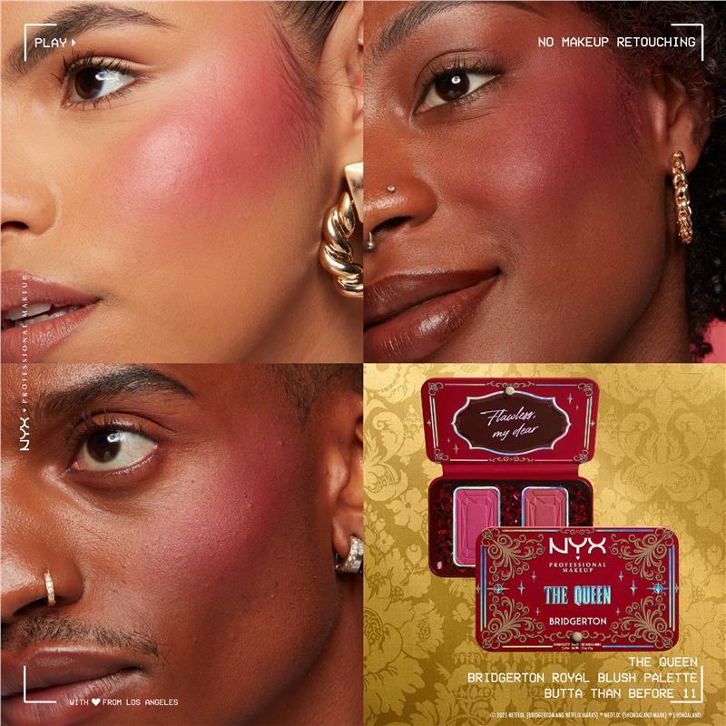 NYX  Bridgerton The Queen Blush Duo