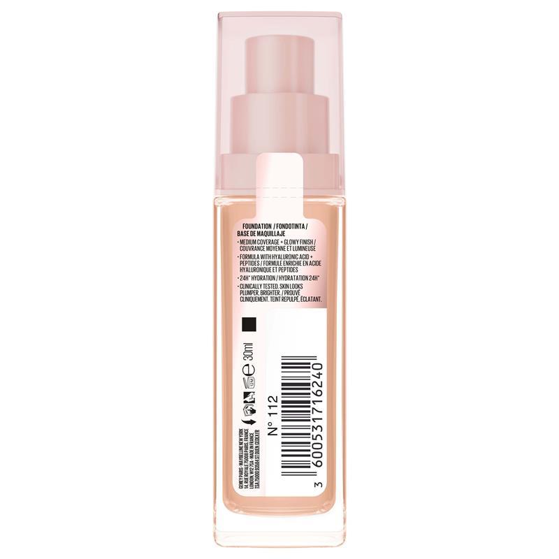 Maybelline Lifter Plump & Glow Foundation 112
