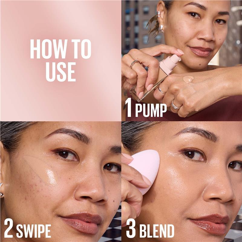 Maybelline Lifter Plump & Glow Foundation 114