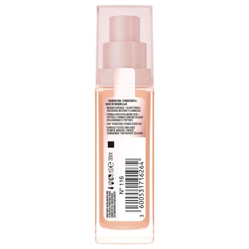 Maybelline Lifter Plump & Glow Foundation 116