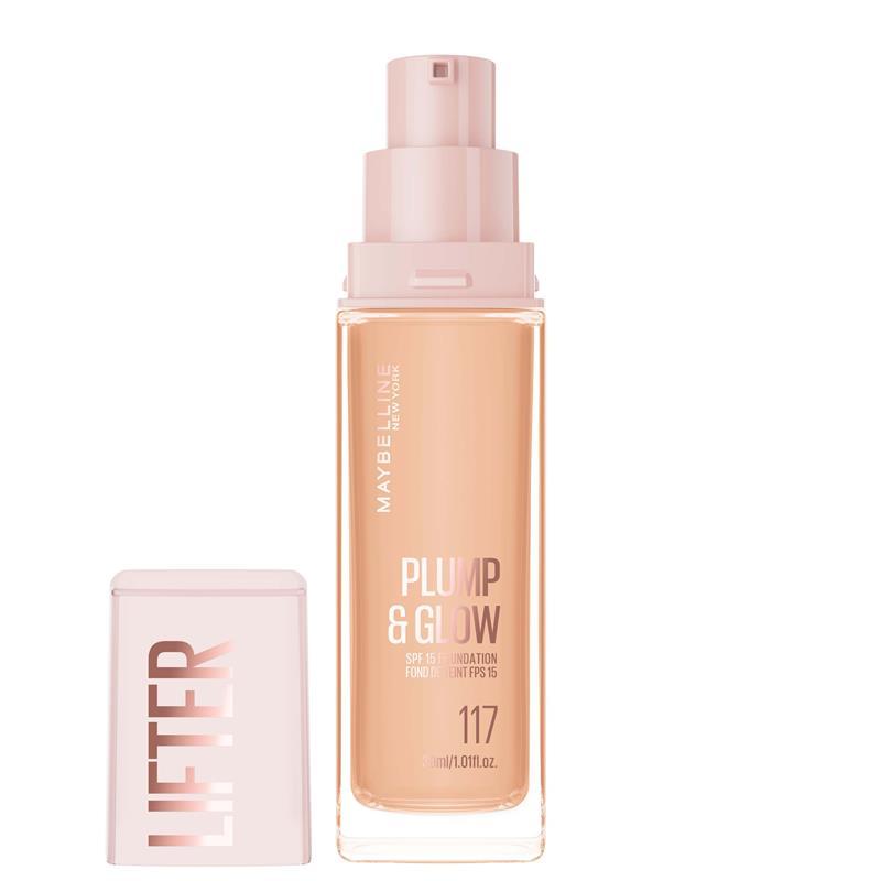 Maybelline Lifter Plump & Glow Foundation 117