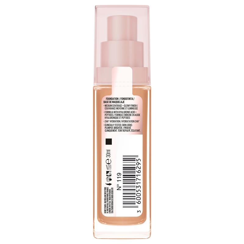 Maybelline Lifter Plump & Glow Foundation 119