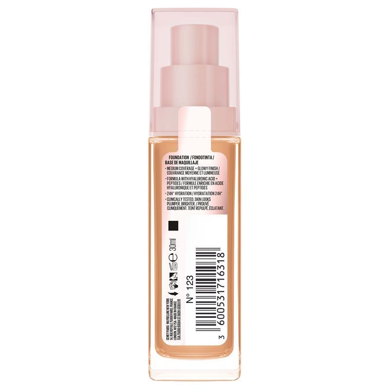 Maybelline Lifter Plump & Glow Foundation 123