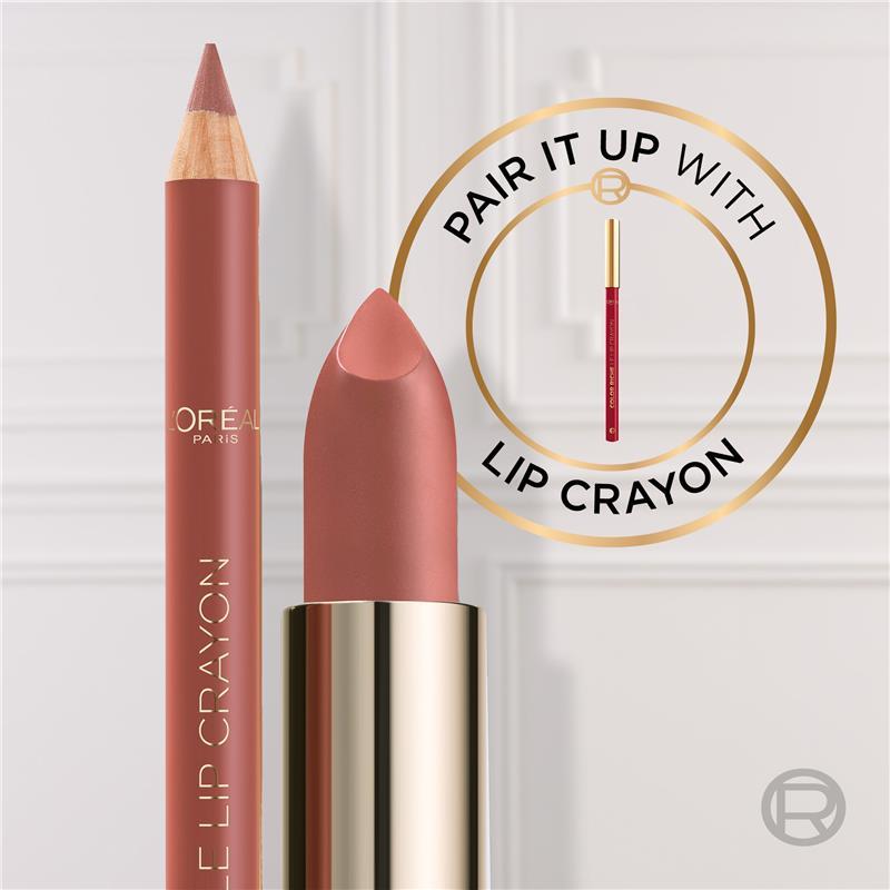L'Oreal Paris Color Riche Matte-In-Balm Lipstick 580 Brun Elegance
