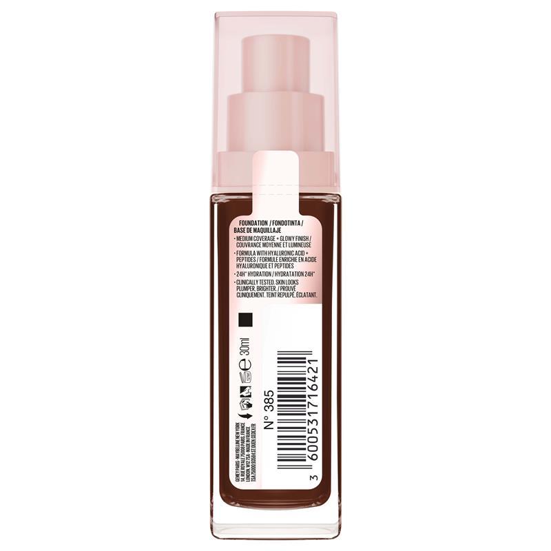 Maybelline Lifter Plump & Glow Foundation 385
