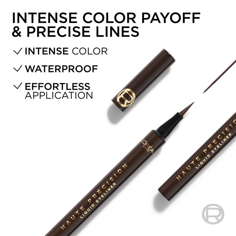 L'Oreal Paris Haute Precision Felt-tip Eyeliner Brun Leather