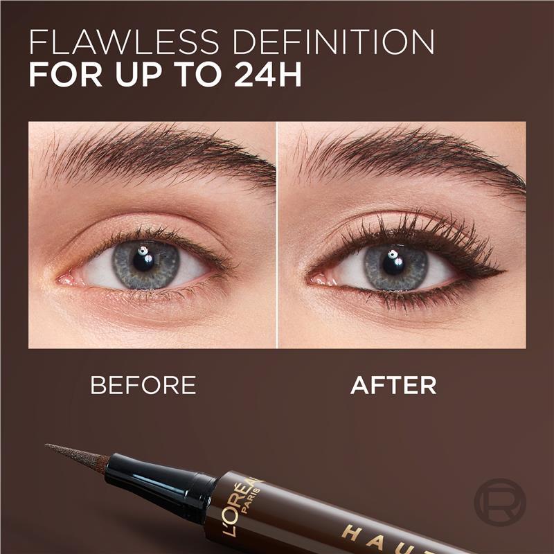 L'Oreal Paris Haute Precision Felt-tip Eyeliner Brun Leather