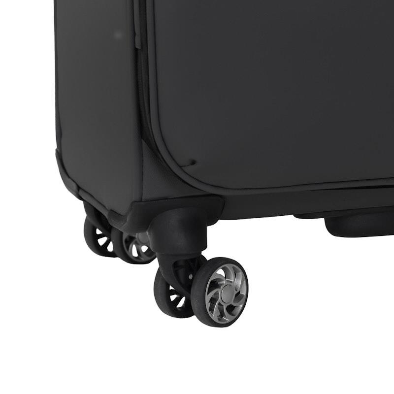Pierre Cardin Horizon Soft Water-Repellant Medium Suitcase Spinner Charcoal
