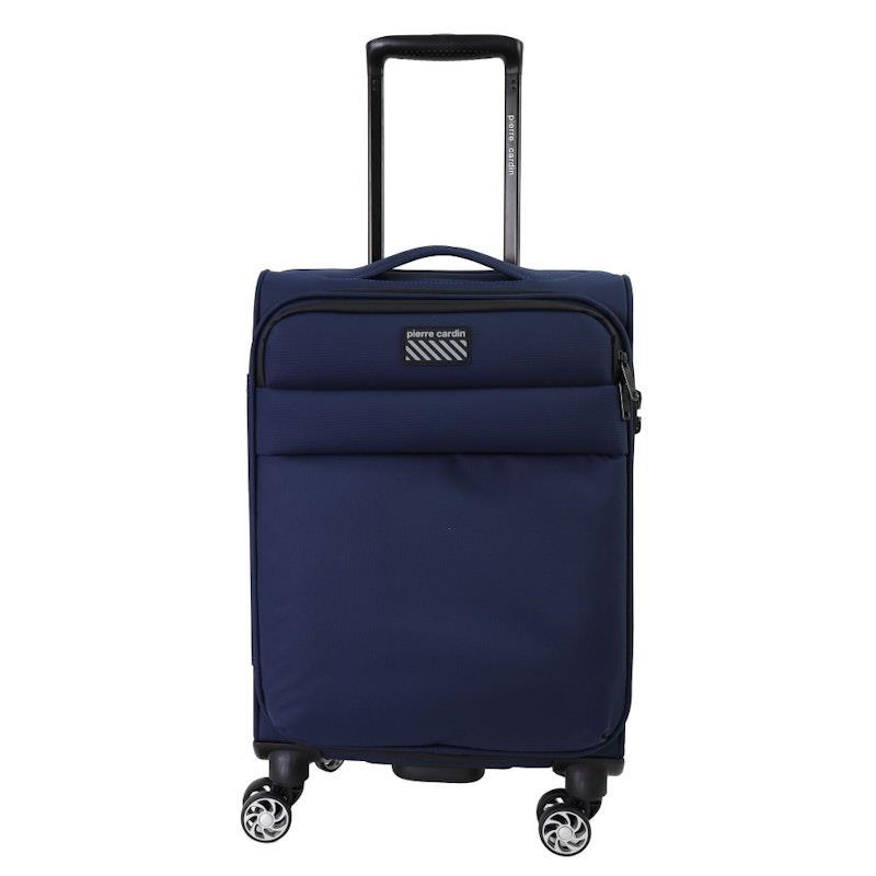Pierre Cardin Horizon Soft Water-Repellant Cabin Carry-On Spinner Navy