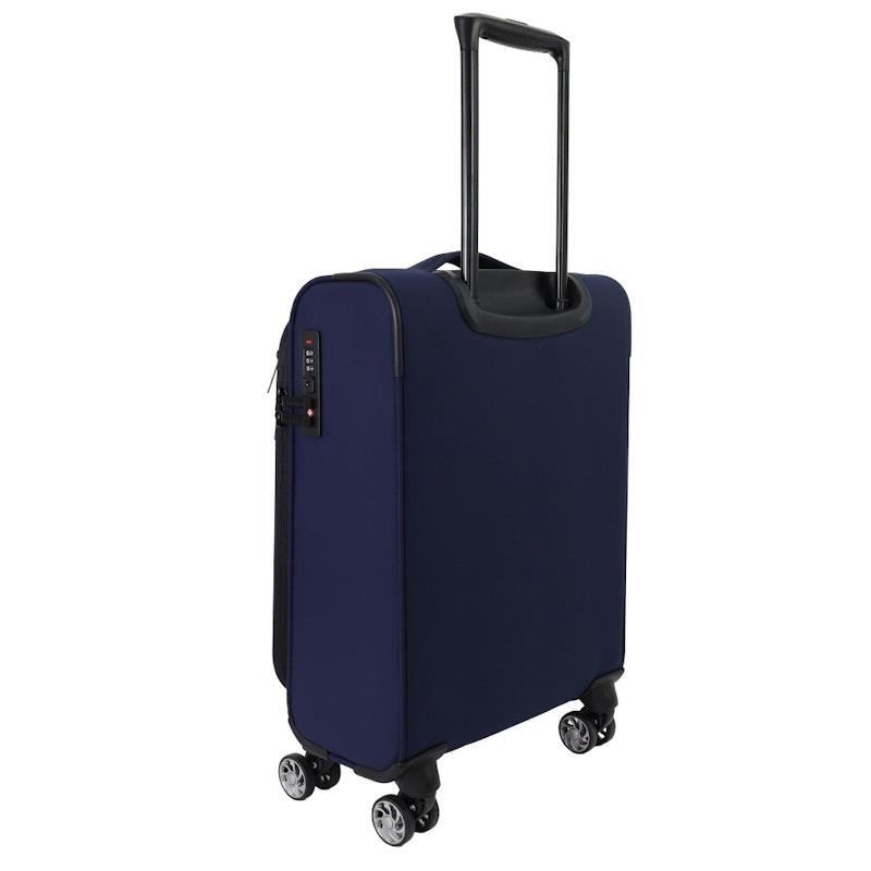 Pierre Cardin Horizon Soft Water-Repellant Cabin Carry-On Spinner Navy