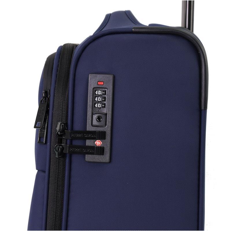 Pierre Cardin Horizon Soft Water-Repellant Cabin Carry-On Spinner Navy