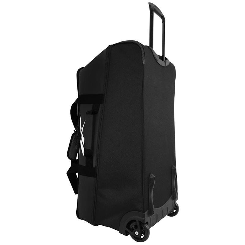 Reebok All Star 72cm Large Leather Film Soft Shell Suitcase Black