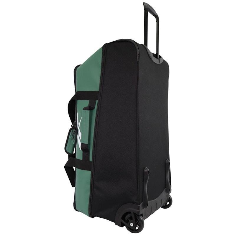 Reebok All Star 72cm Large Leather Film Soft Shell Suitcase Green