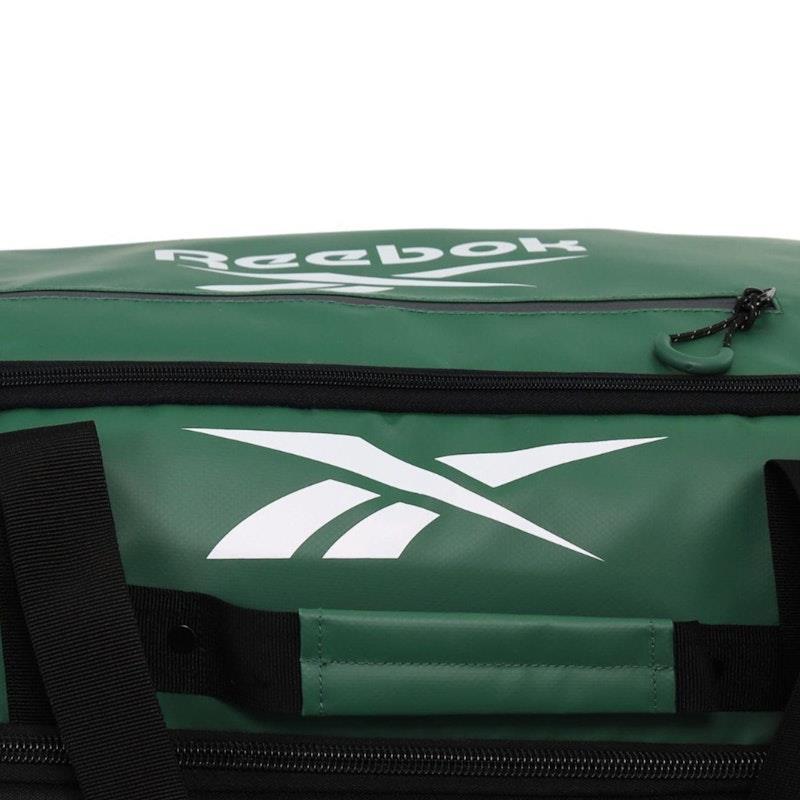 Reebok All Star 72cm Large Leather Film Soft Shell Suitcase Green
