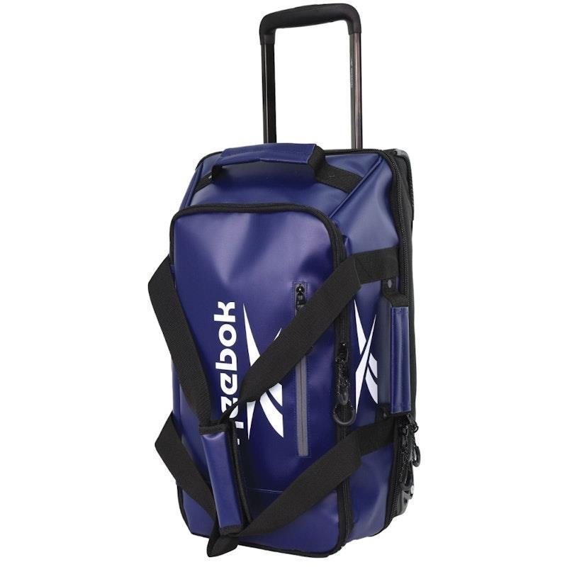 Reebok All Star 52cm Cabin Leather Film Soft Shell Suitcase Navy