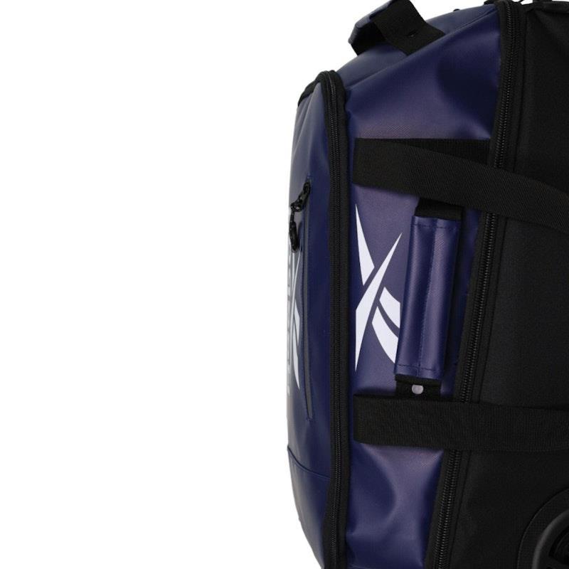 Reebok All Star 52cm Cabin Leather Film Soft Shell Suitcase Navy