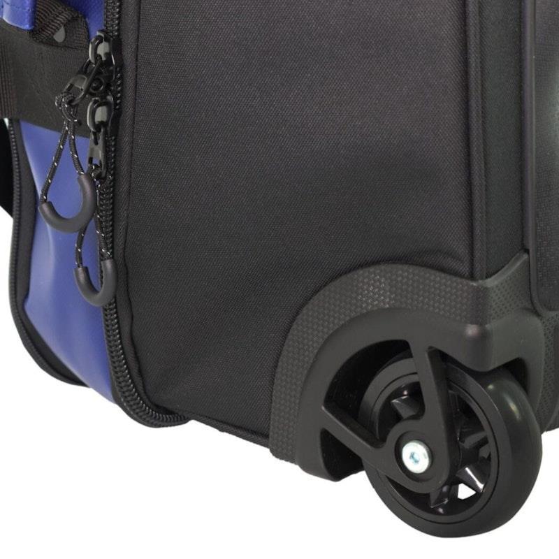 Reebok All Star 52cm Cabin Leather Film Soft Shell Suitcase Navy