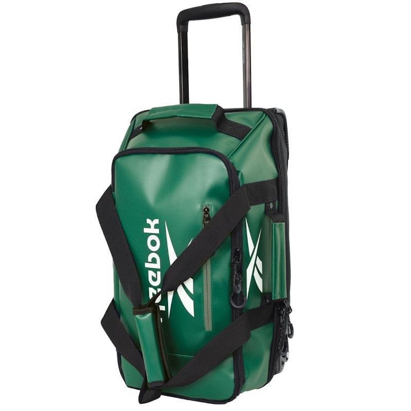 Reebok All Star 52cm Cabin Leather Film Soft Shell Suitcase Green