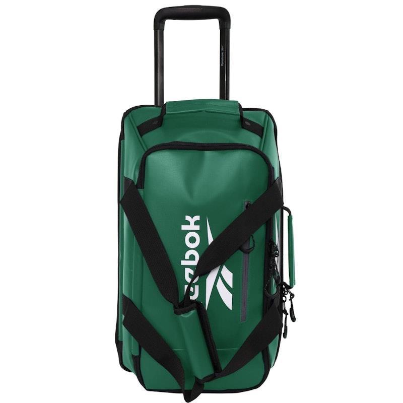Reebok All Star 52cm Cabin Leather Film Soft Shell Suitcase Green