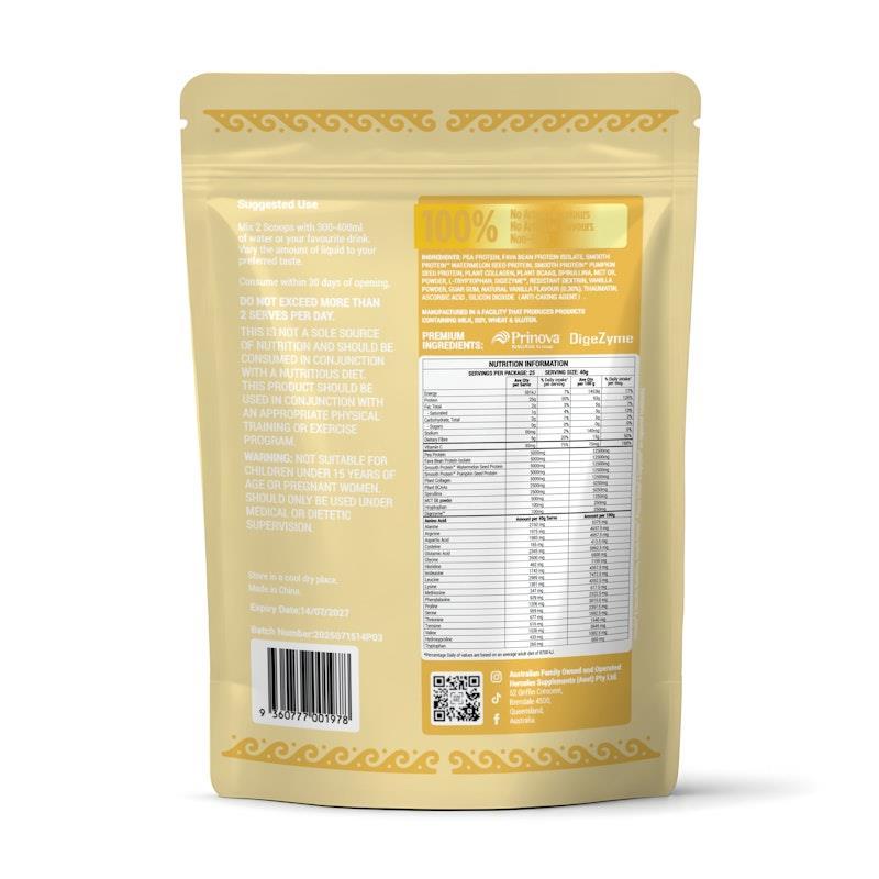 Hercules Supplements - Protein of the Gods - Ultimate Harvest Vulcan Vanilla