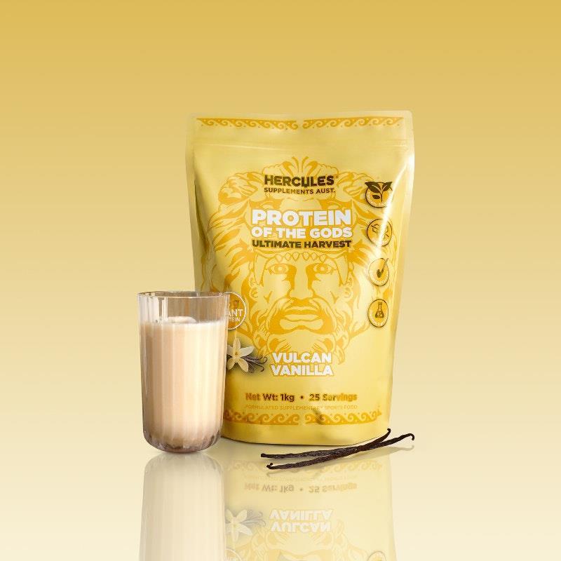 Hercules Supplements - Protein of the Gods - Ultimate Harvest Vulcan Vanilla