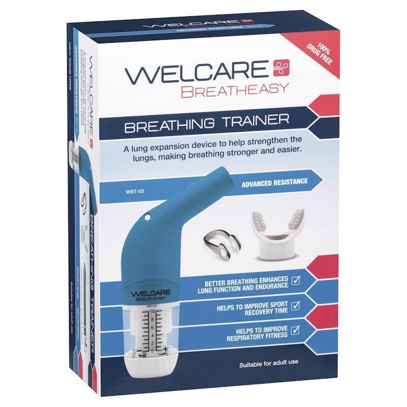 Welcare Breatheasy Breathing Trainer Advanced Resistance WBT-03 1Unit