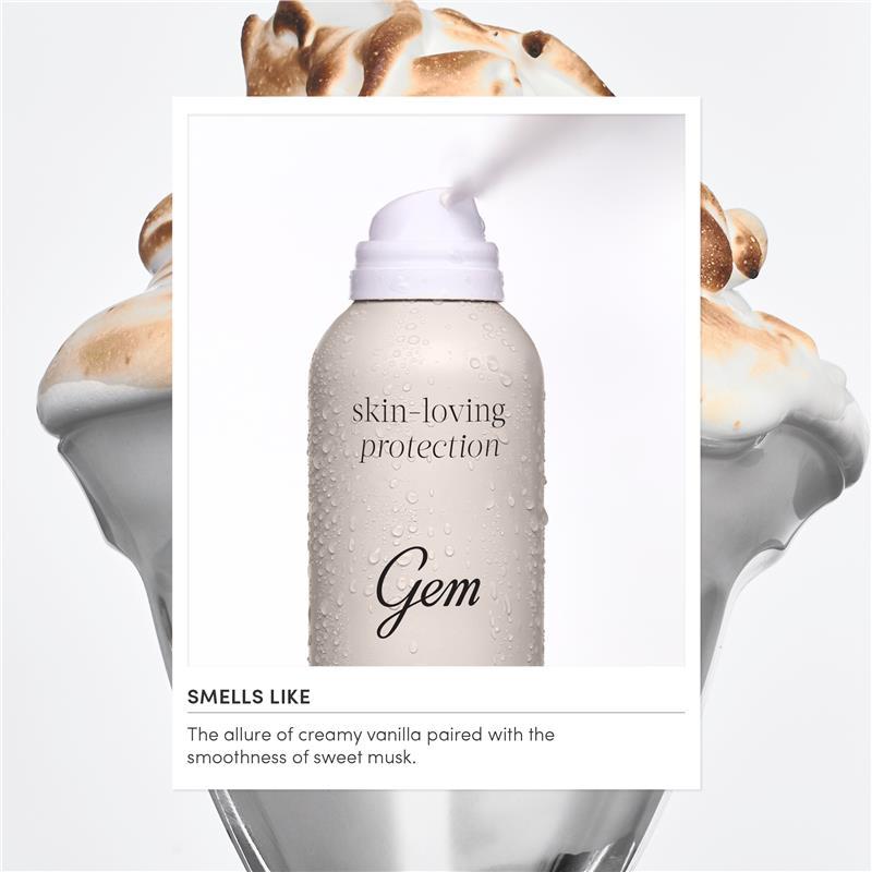 Gem Skin-Loving Antiperspirant Deodorant Aerosol Vanilla Sugar 207ml