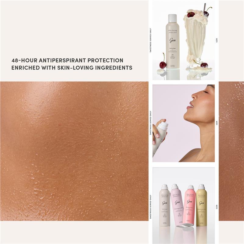 Gem Skin-Loving Antiperspirant Deodorant Aerosol Vanilla Sugar 207ml
