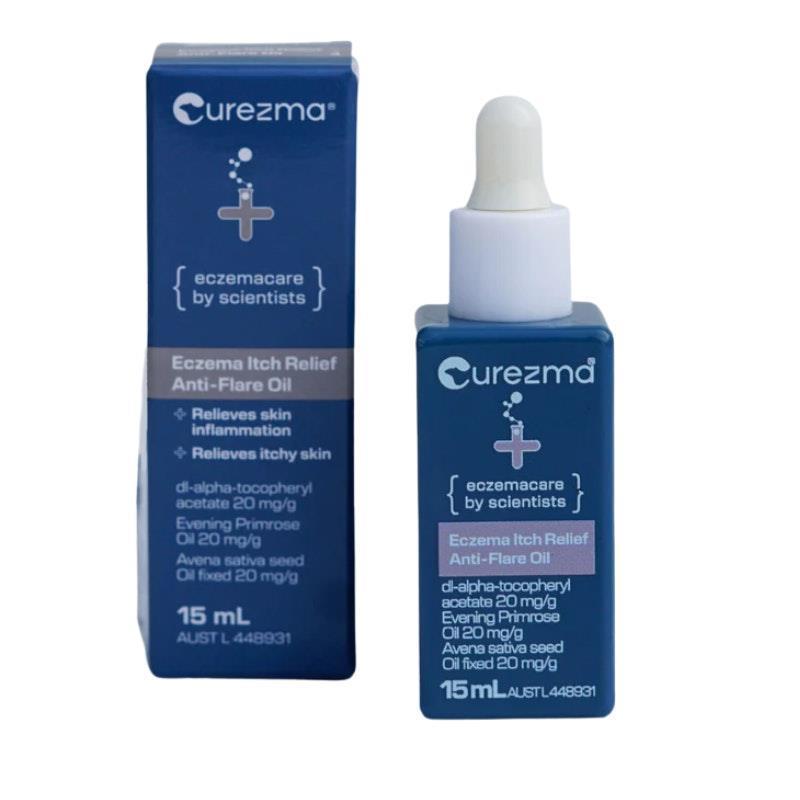 Curezma Adult Anti-flare Oil - Eczema Itch Relief 15ml