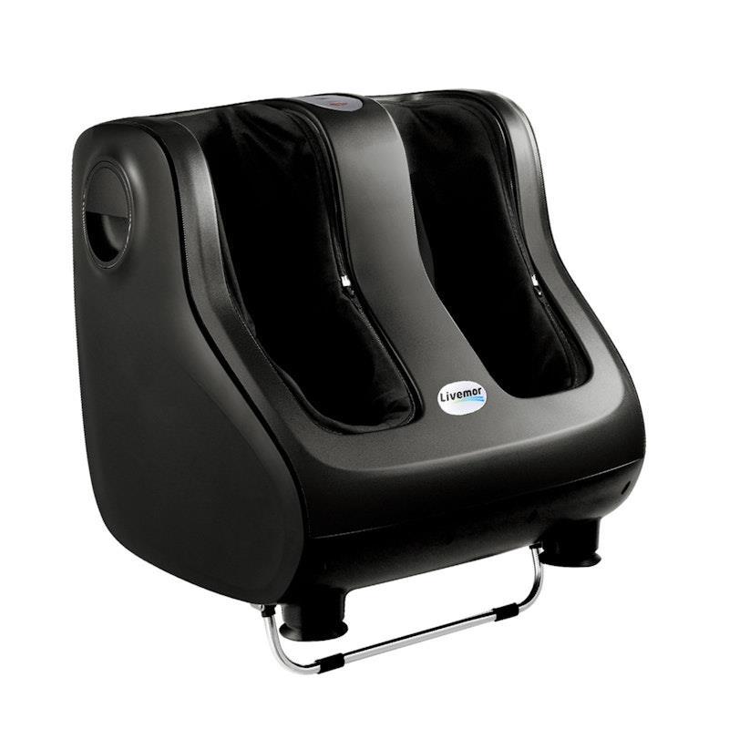 Livemor Foot Massager Shiatsu Massagers Electric Roller Calf Leg Kneading Black