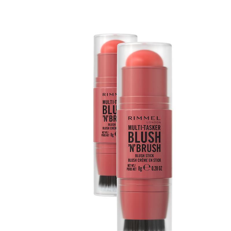 Rimmel Multi Tasker Blush 'N' Brush 250 Coral Dust
