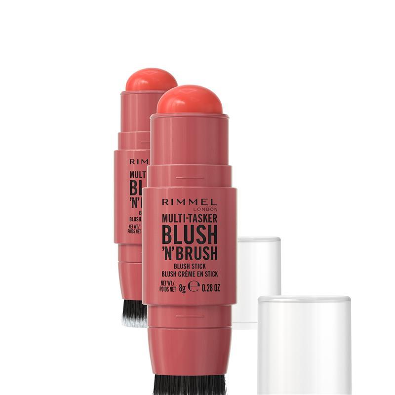 Rimmel Multi Tasker Blush 'N' Brush 250 Coral Dust