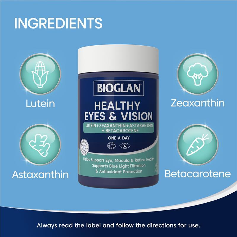 Bioglan Healthy Eyes & Vision 60 Capsules