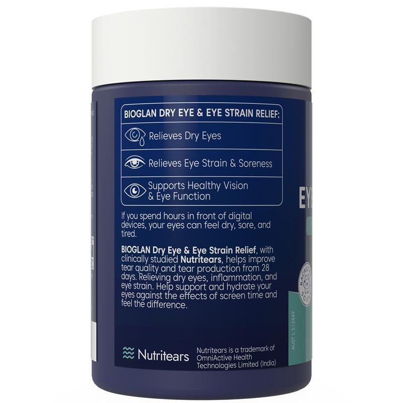 Bioglan Dry Eye & Eye Strain Relief 60 Capsules