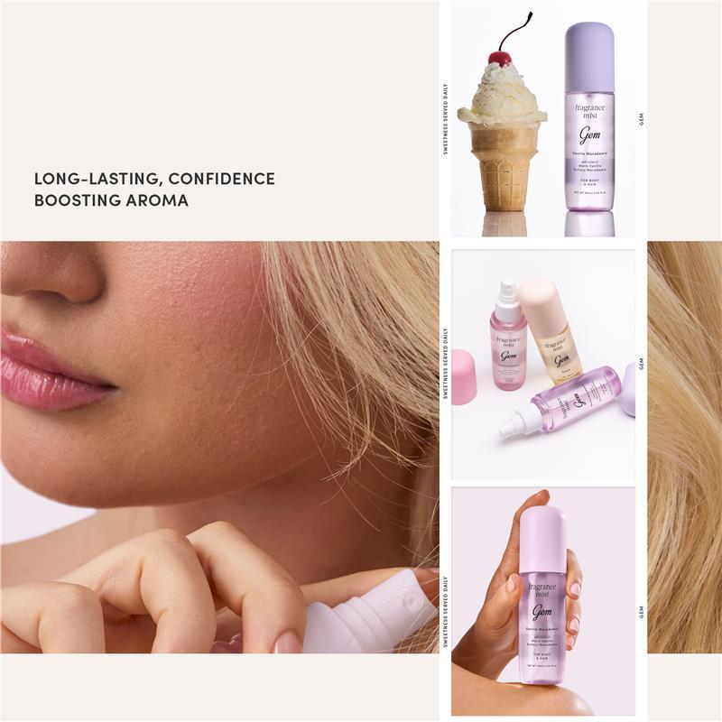 Gem Vanilla Macadamia Fragrance Mist 90ml