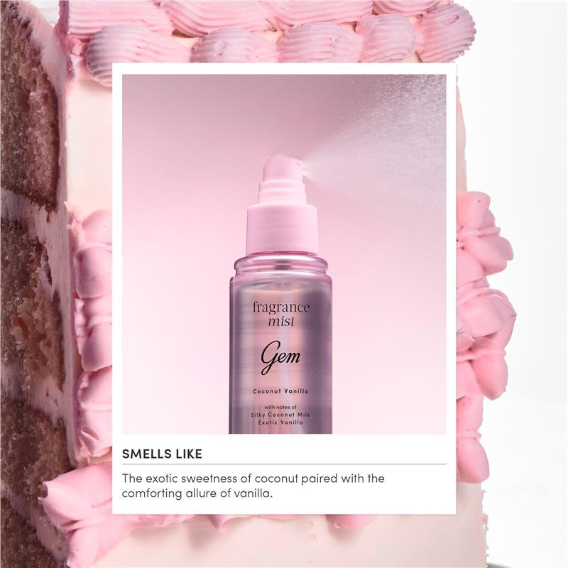 Gem Coconut Vanilla Fragrance Mist 90ml