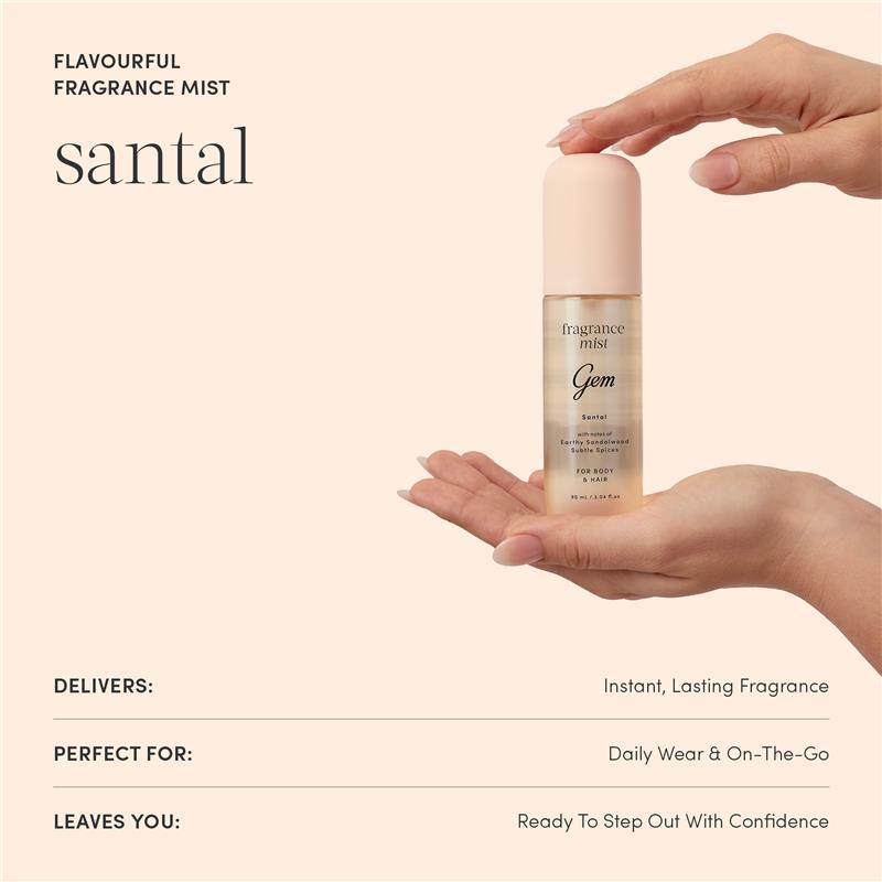 Gem Santal Fragrance Mist 90ml