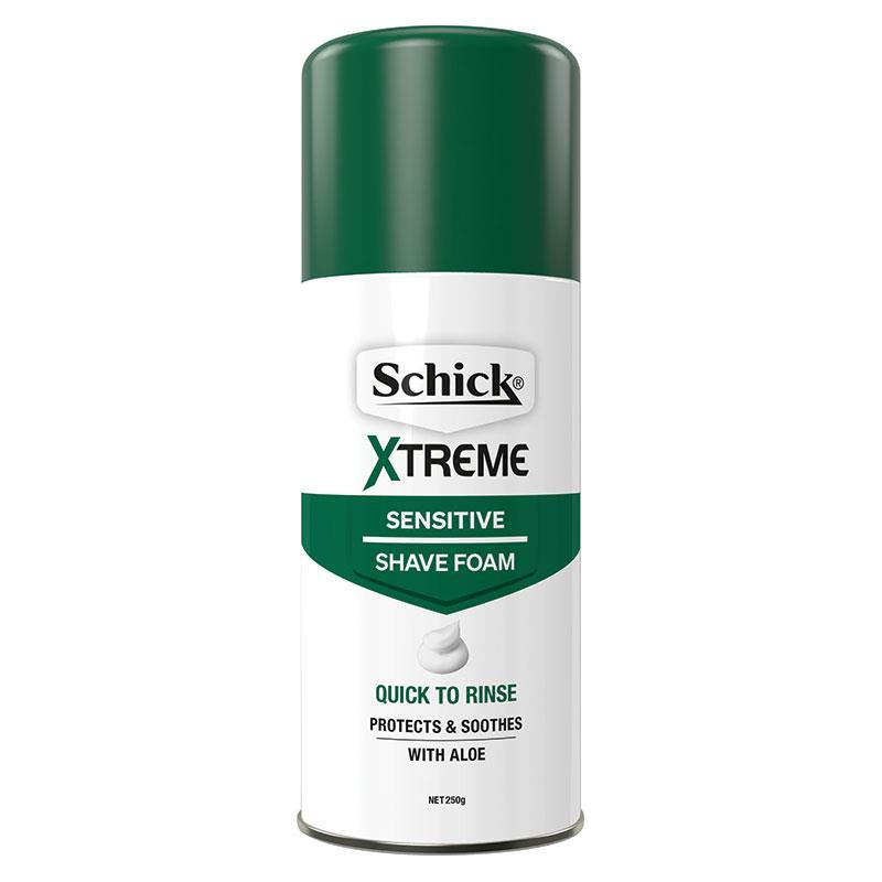 Schick Xtreme Sensitive Shave Foam 250G